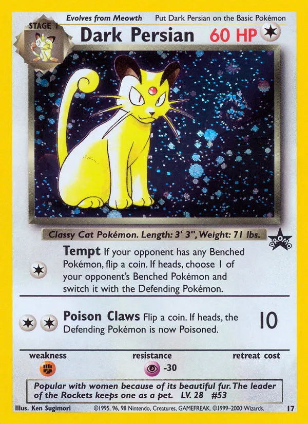 Dark Persian — WoTC Promo — Pokemon