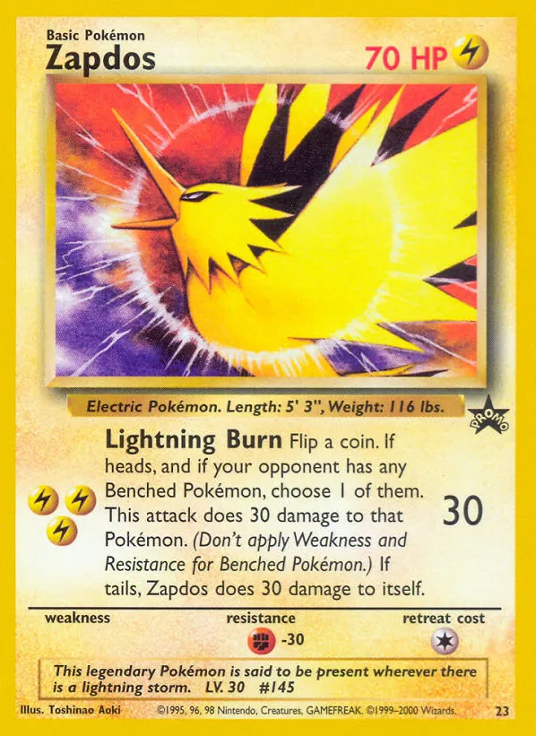 Zapdos — WoTC Promo — Pokémon