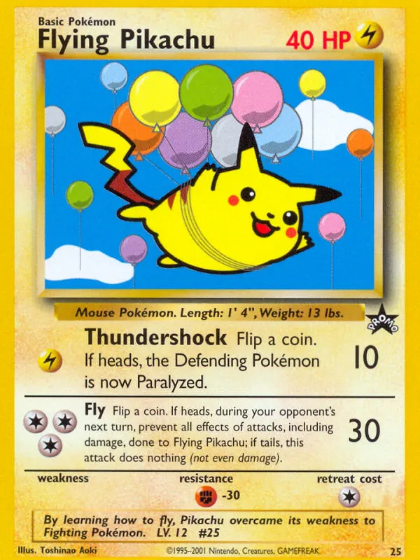Pikachu volant — WoTC Promo — Pokemon