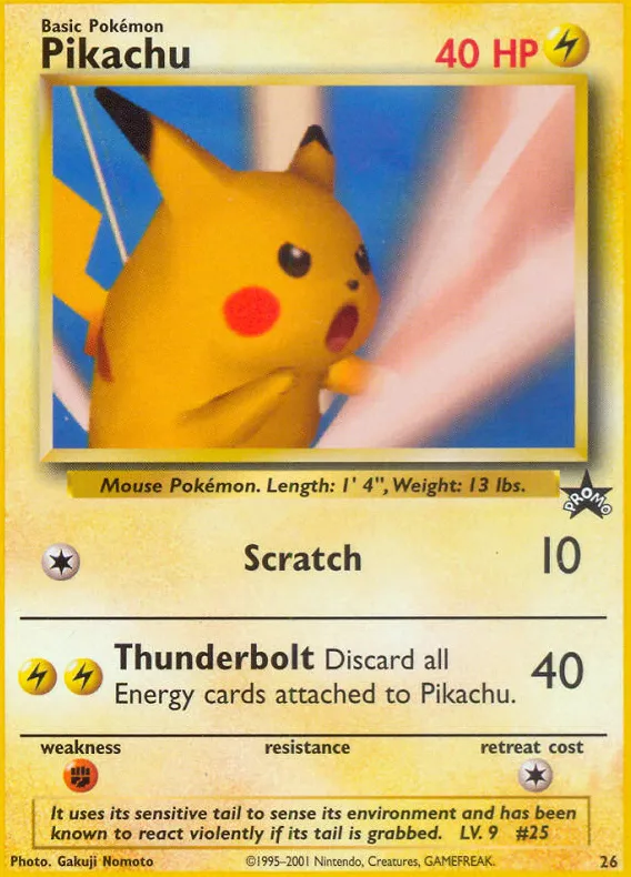 Pikachu — WoTC Promo — Pokemon