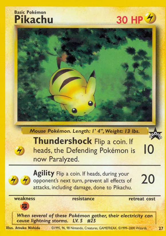 Pikachu — WoTC Promo — Pokemon