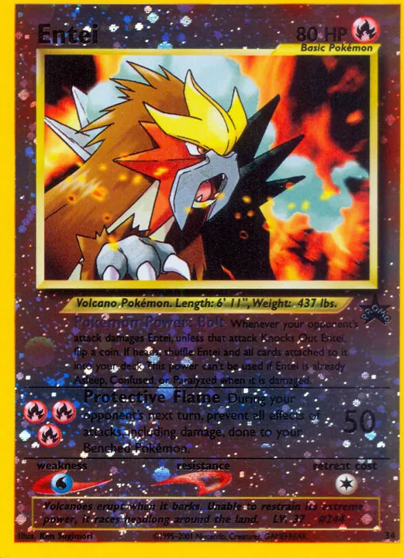 Entei — WoTC Promo — Pokémon