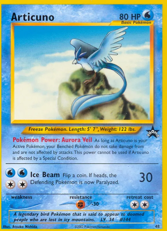 Articuno — WoTC Promo — Pokemon