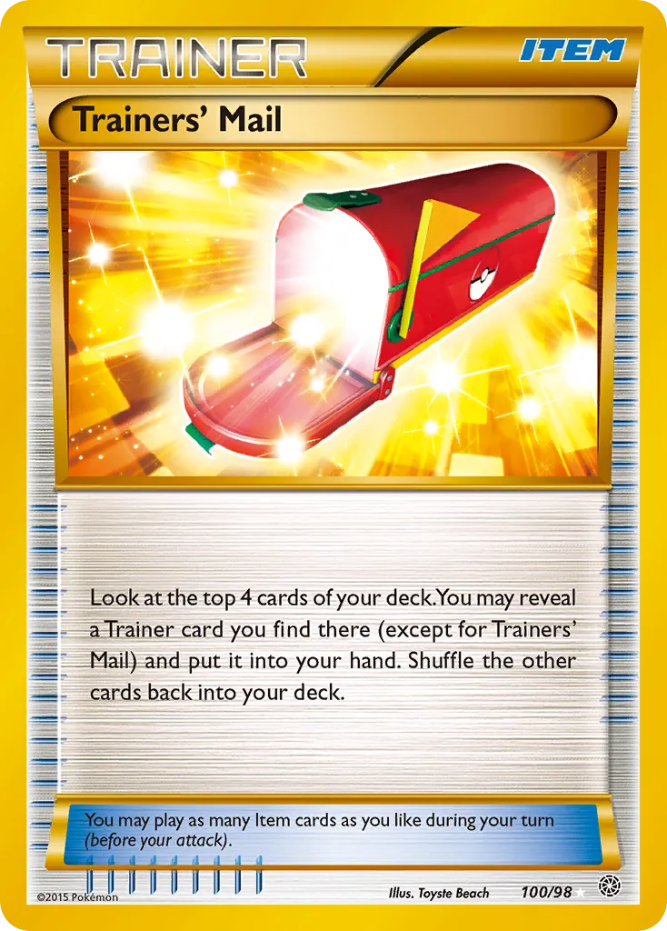 Courrier du Dresseur — XY - Ancient Origins — Pokemon
