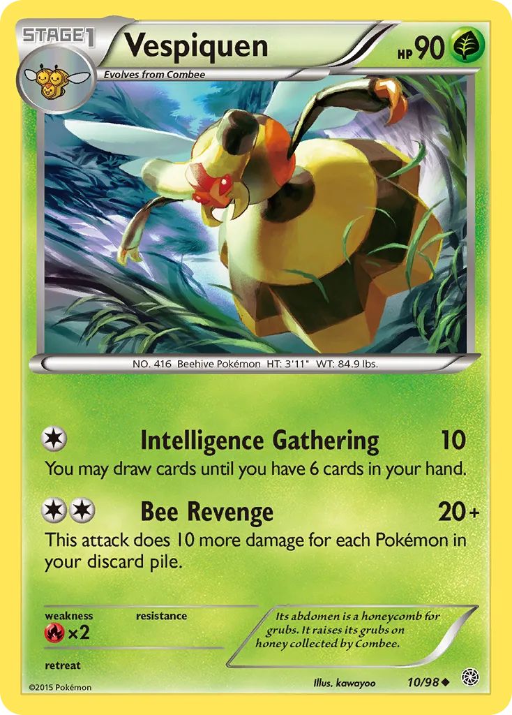 Vespiquen — XY - Ancient Origins — Pokemon