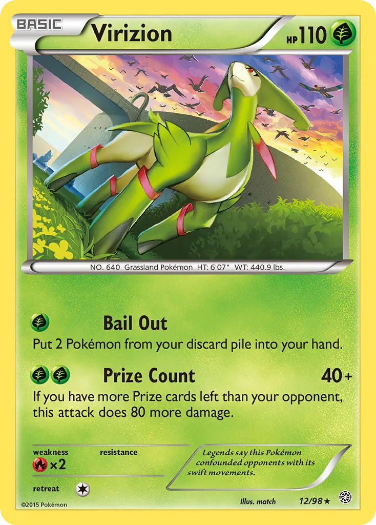 Virizion — XY - Ancient Origins — Pokémon
