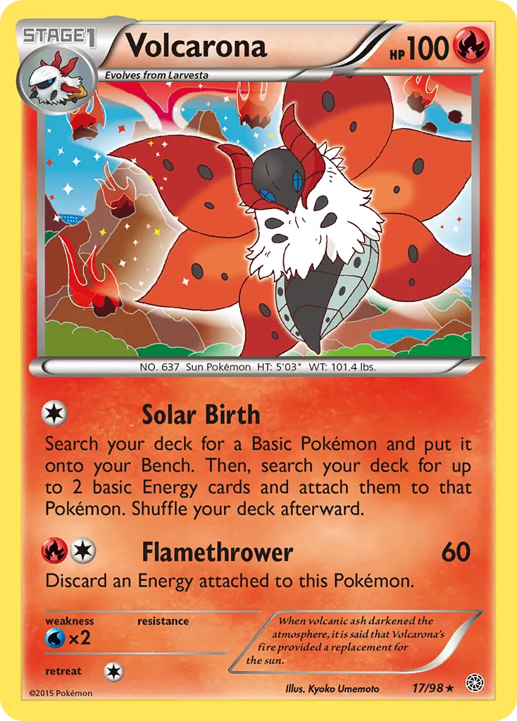 Volcarona — XY - Ancient Origins — Pokémon