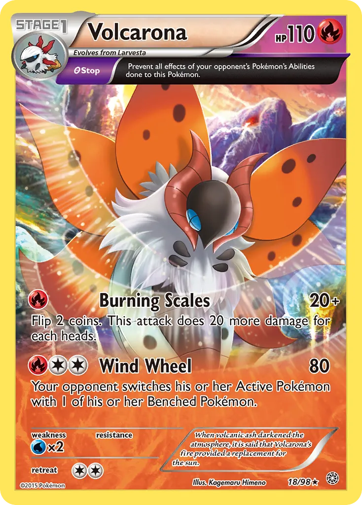 Volcarona — XY - Ancient Origins — Pokémon