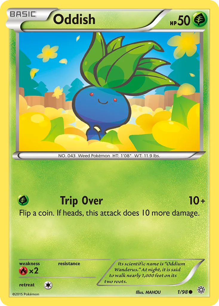 Oddish — XY - Ancient Origins — Pokemon