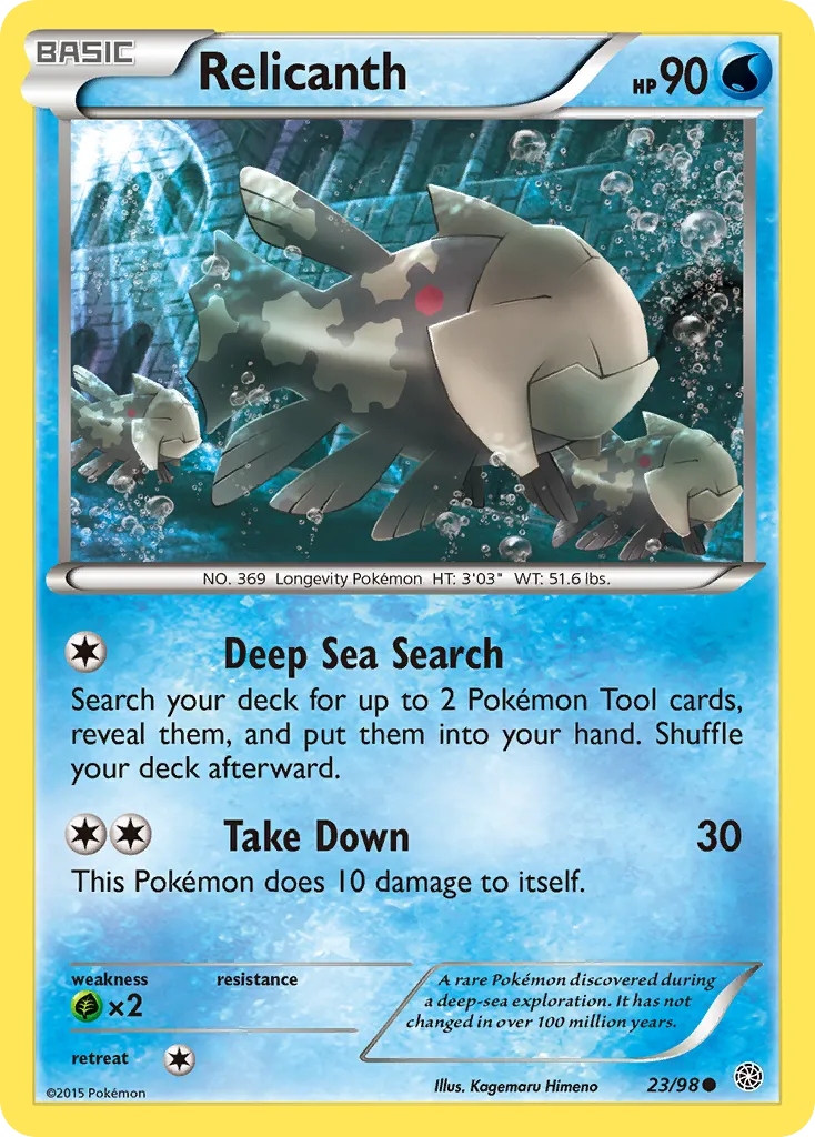 Relicanth — XY - Ancient Origins — Pokémon