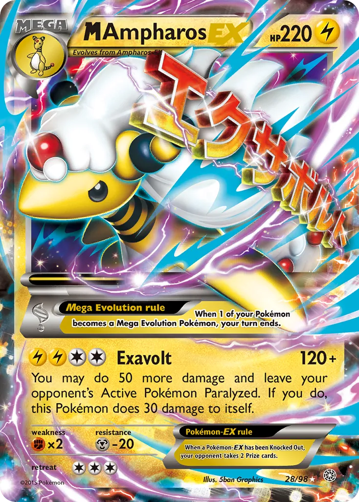 MPharamp EX — XY - Ancient Origins — Pokémon