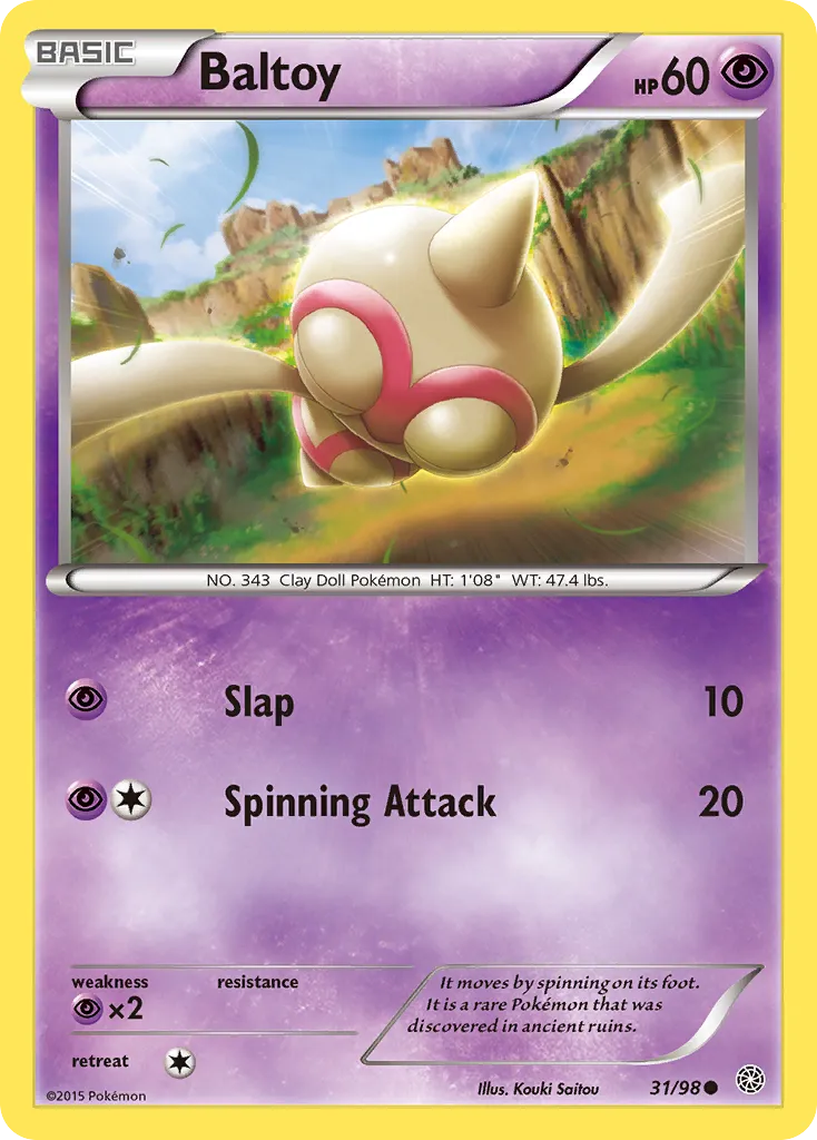 Baltoy — XY - Ancient Origins — Pokemon