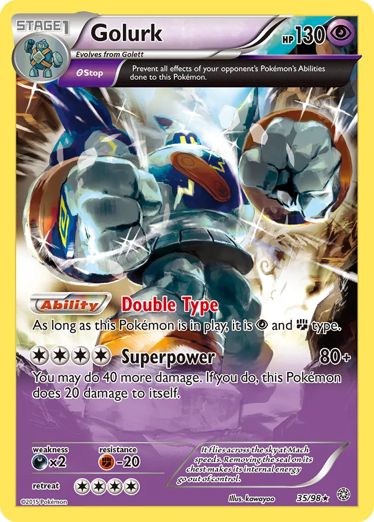 Golurk — XY - Ancient Origins — Pokemon