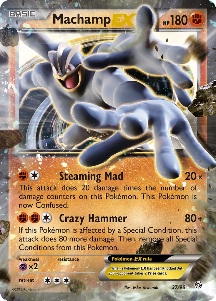 Machamp EX — XY - Ancient Origins — Pokemon