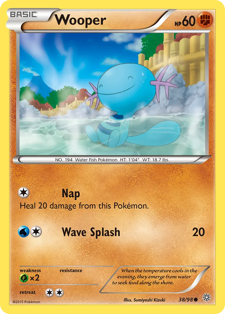 Wooper — XY - Ancient Origins — Pokémon