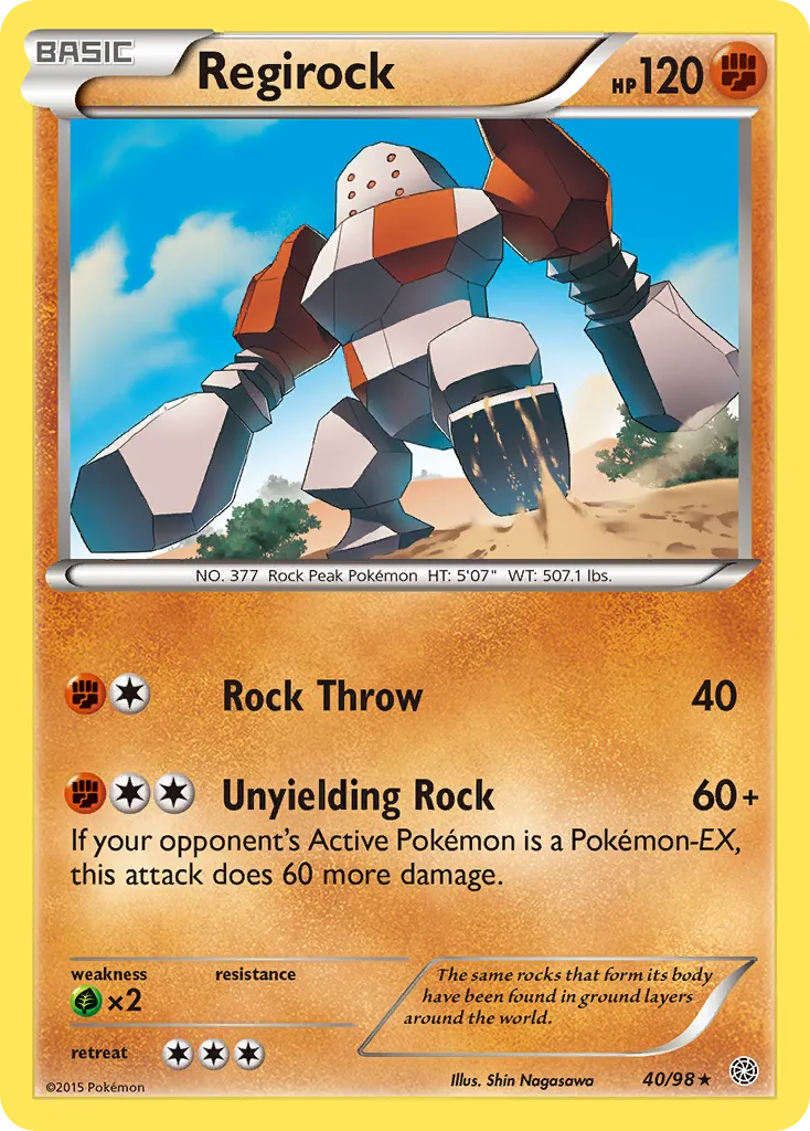 Regirock — XY - Ancient Origins — Pokemon