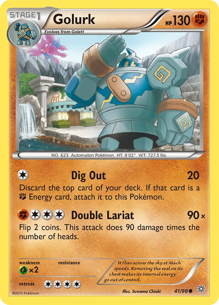 Golurk — XY - Ancient Origins — Pokemon