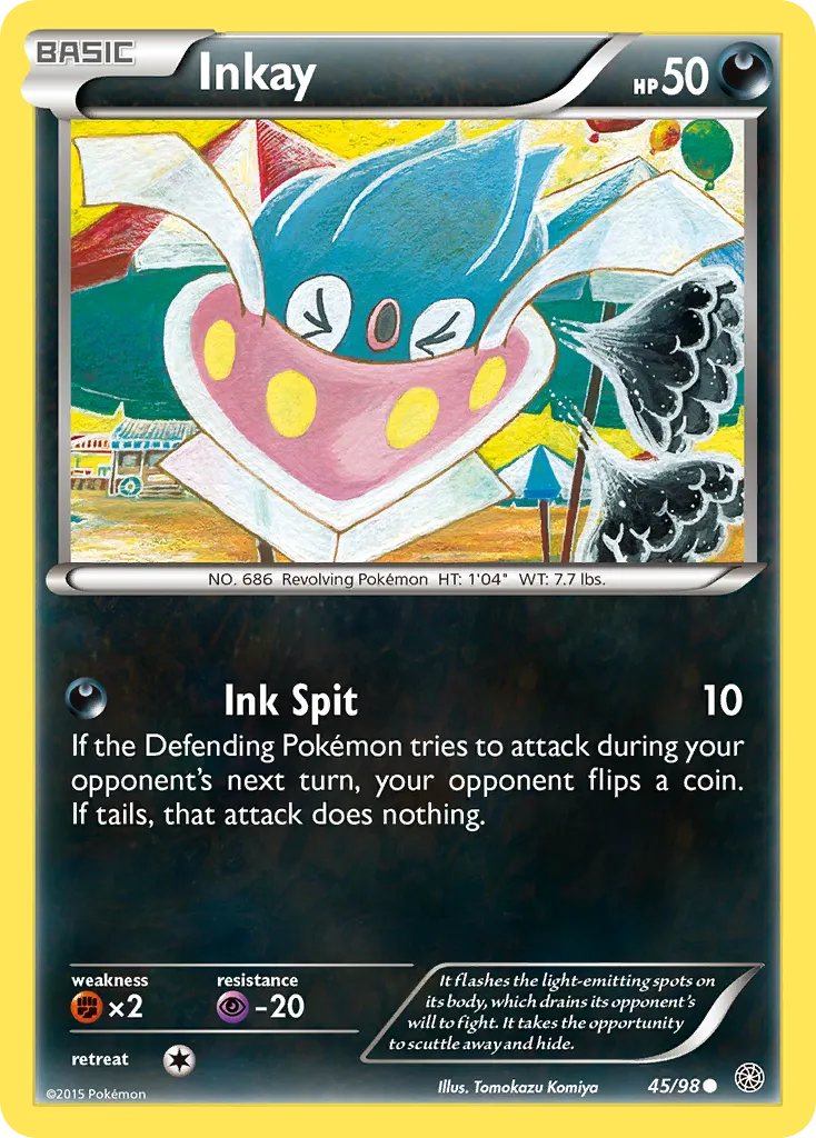 Inkay — XY - Ancient Origins — Pokemon