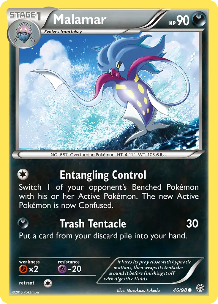 Malamar — XY - Ancient Origins — Pokemon