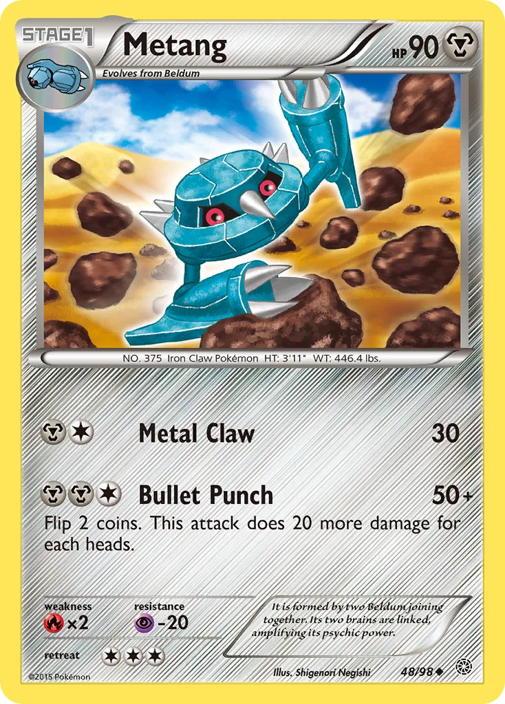 Metang — XY - Ancient Origins — Pokémon
