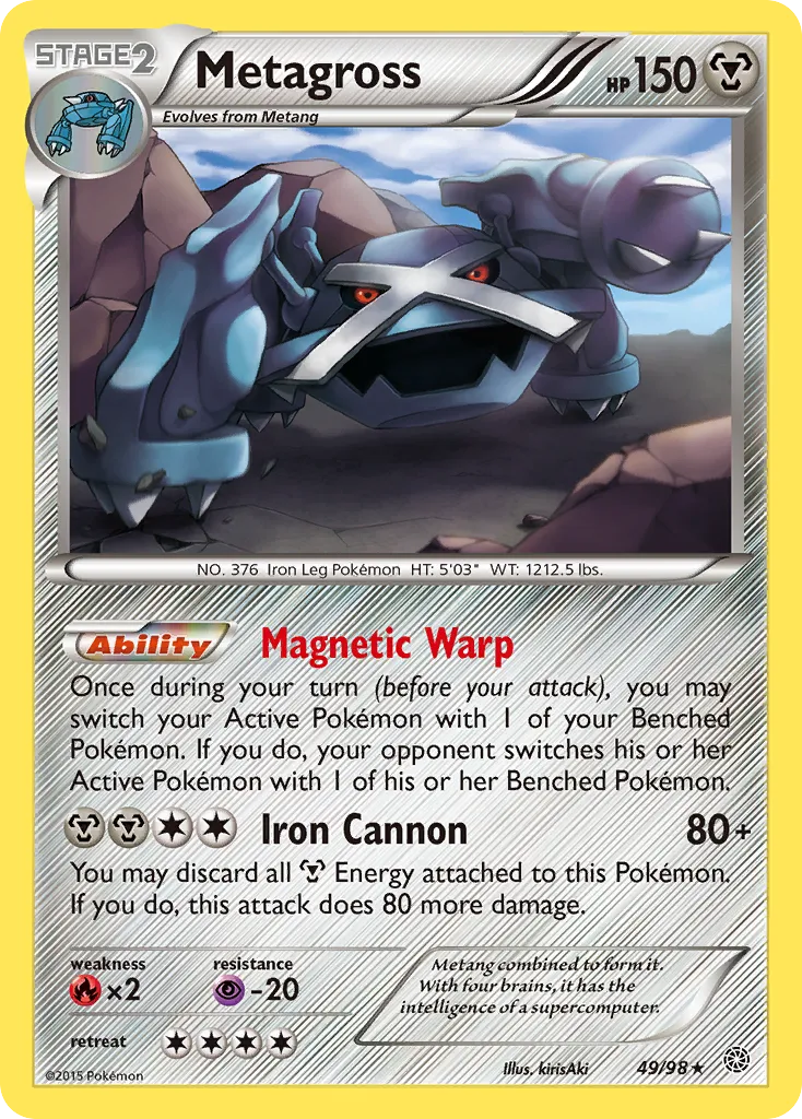 Metagross — XY - Ancient Origins — Pokemon