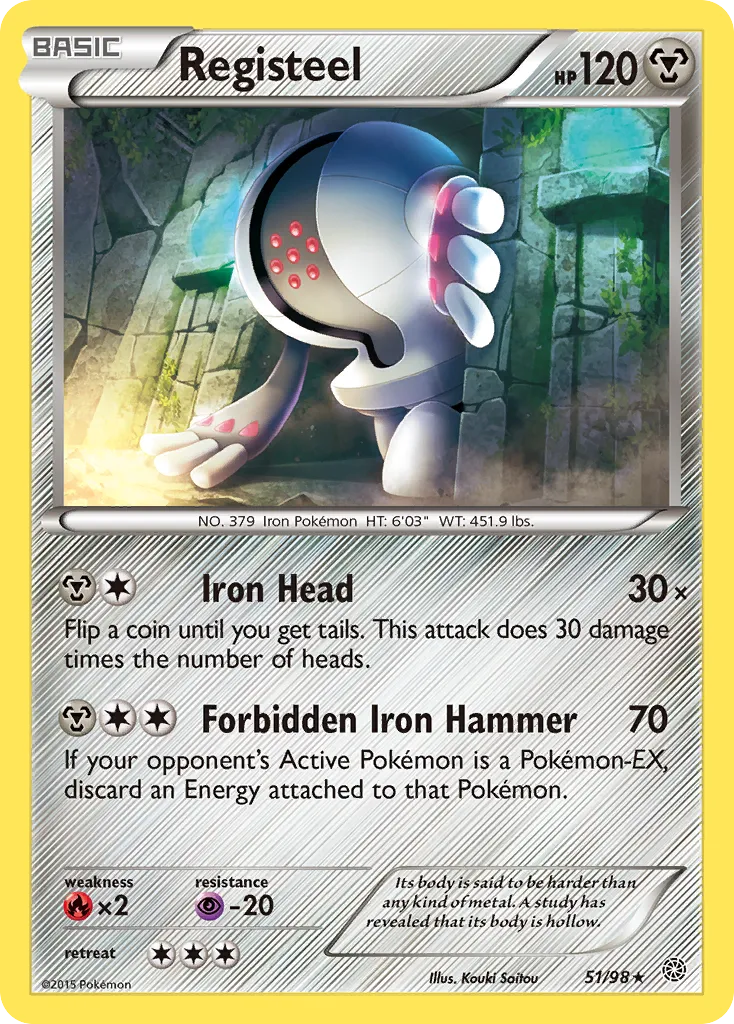 Registeel — XY - Ancient Origins — Pokemon