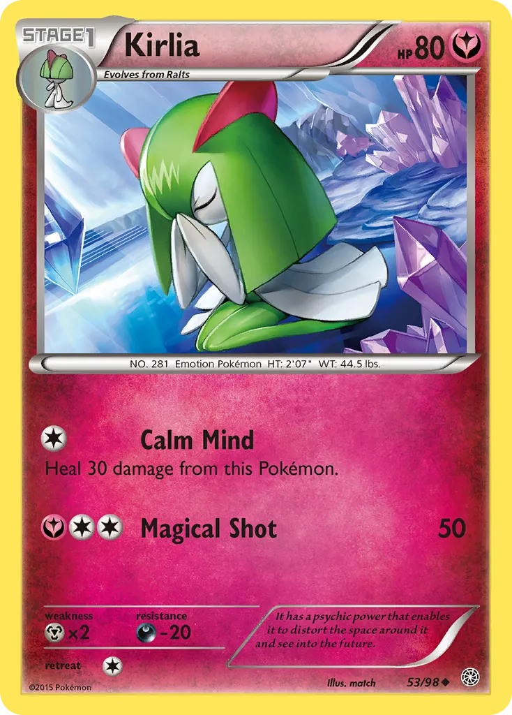 Kirlia — XY - Ancient Origins — Pokemon