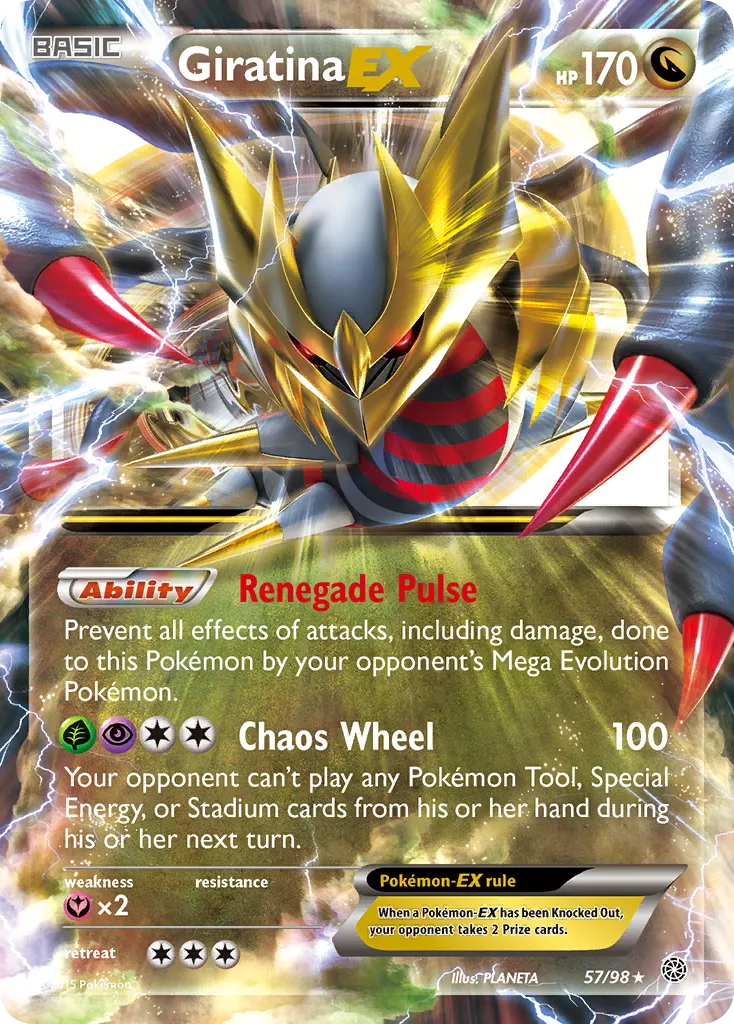 Giratina EX — XY - Ancient Origins — Pokemon