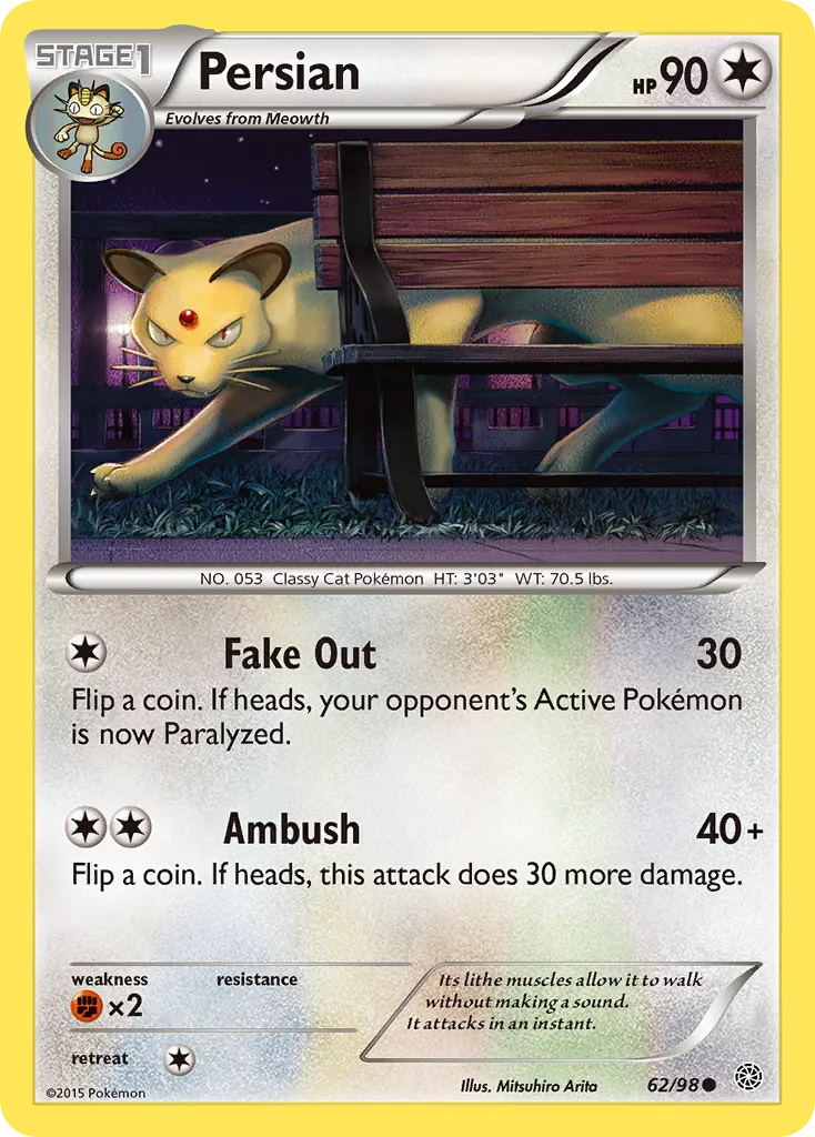 Persian — XY - Ancient Origins — Pokémon