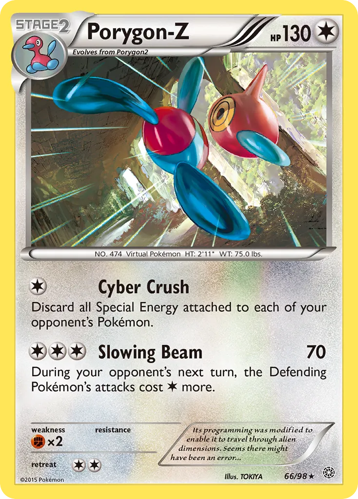 Porygon-Z — XY - Ancient Origins — Pokemon