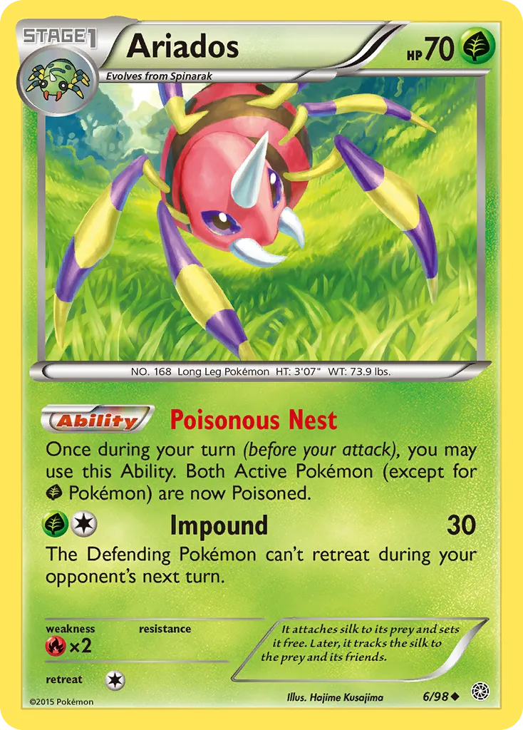 Ariados — XY - Ancient Origins — Pokémon