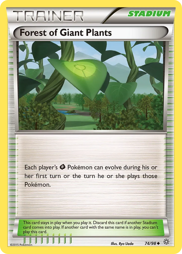 Forêt de Plantes Géantes — XY - Ancient Origins — Pokémon