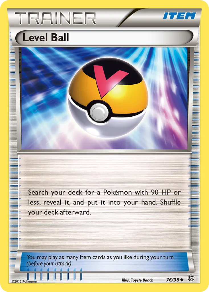 Niveau Ball — XY - Ancient Origins — Pokémon