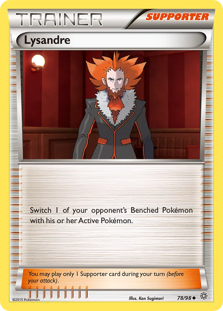 Lysandre — XY - Ancient Origins — Pokémon