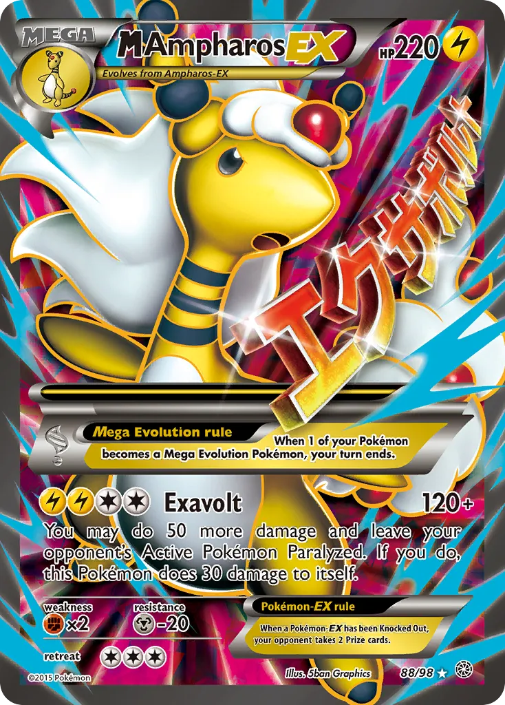 MPharamp EX — XY - Ancient Origins — Pokemon