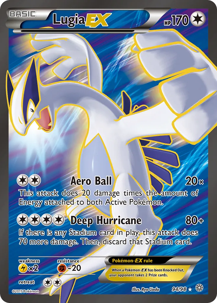 Lugia EX — XY - Ancient Origins — Pokemon