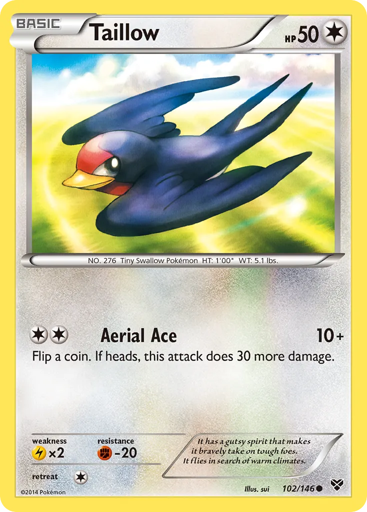 Taillow — XY Base Set — Pokemon