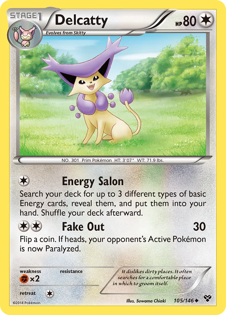 Delcatty — XY Base Set — Pokémon