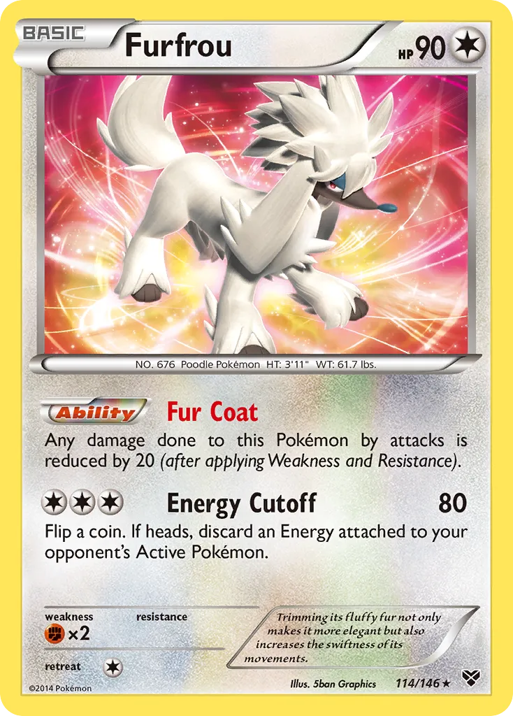 Furfrou — XY Base Set — Pokémon