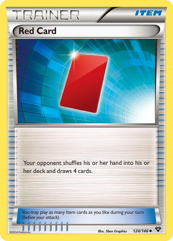 Red Card — XY Base Set — Pokémon