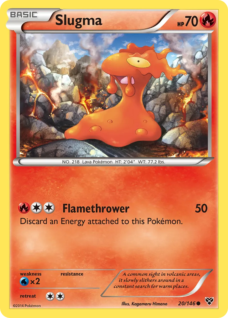 Slugma — XY Base Set — Pokémon