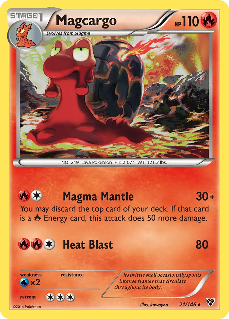 Magcargo — XY Base Set — Pokemon