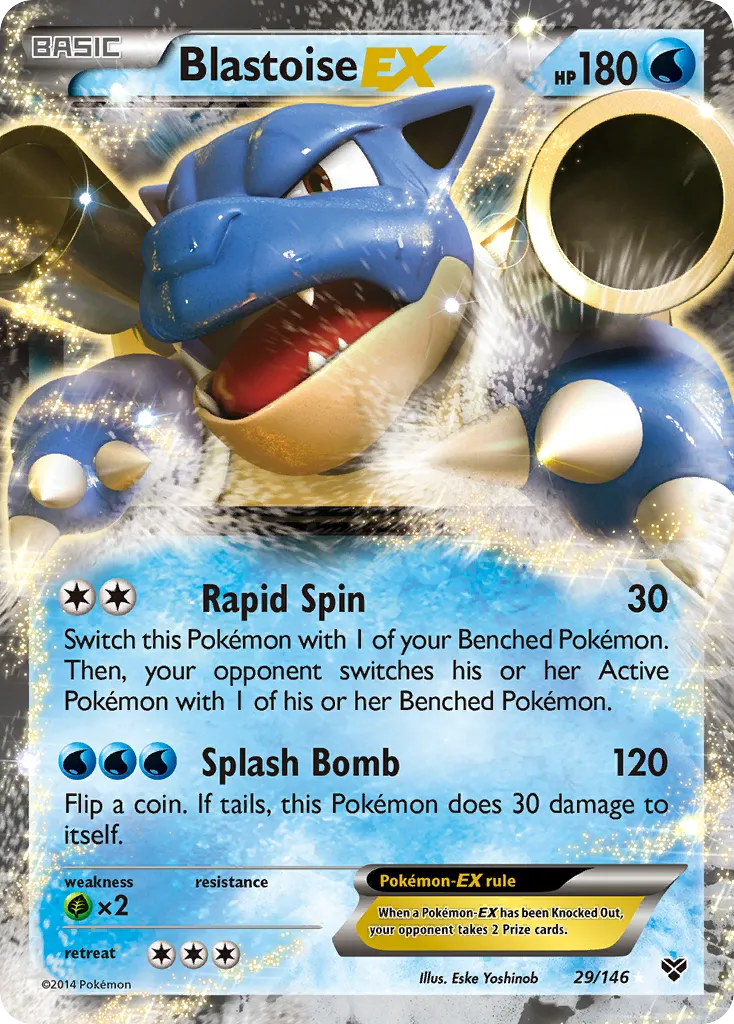 Blastoise EX — XY Base Set — Pokémon