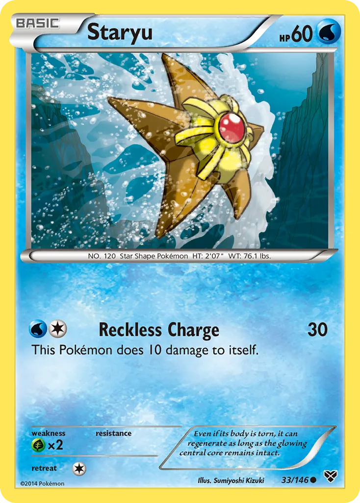 Staryu — XY Base Set — Pokémon
