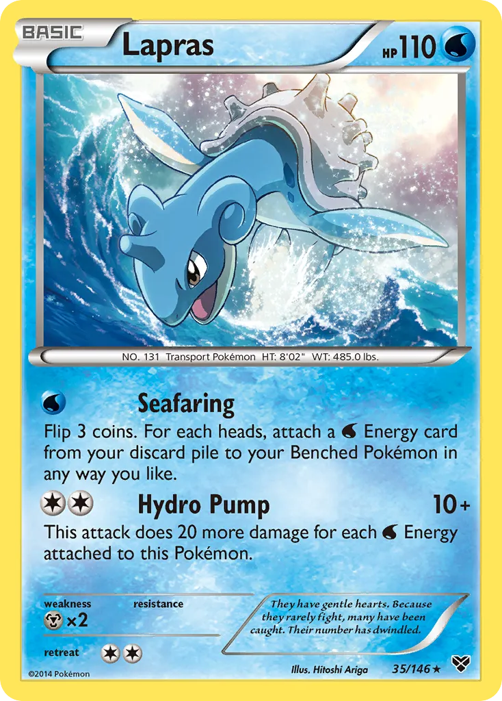 Lapras — XY Base Set — Pokémon