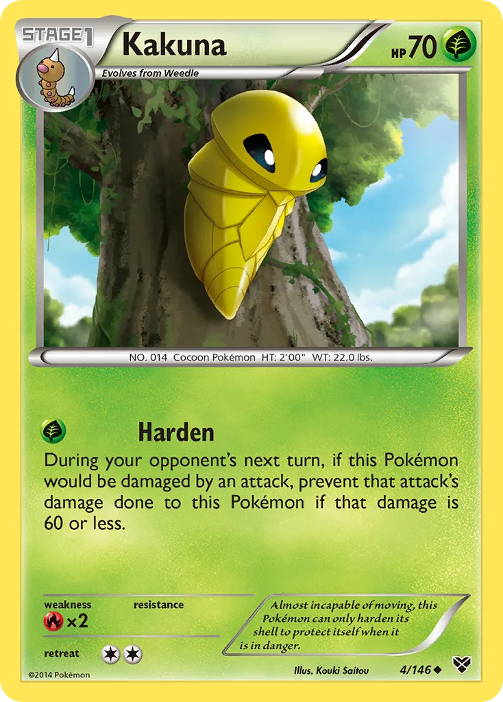 Kakuna — XY Base Set — Pokemon