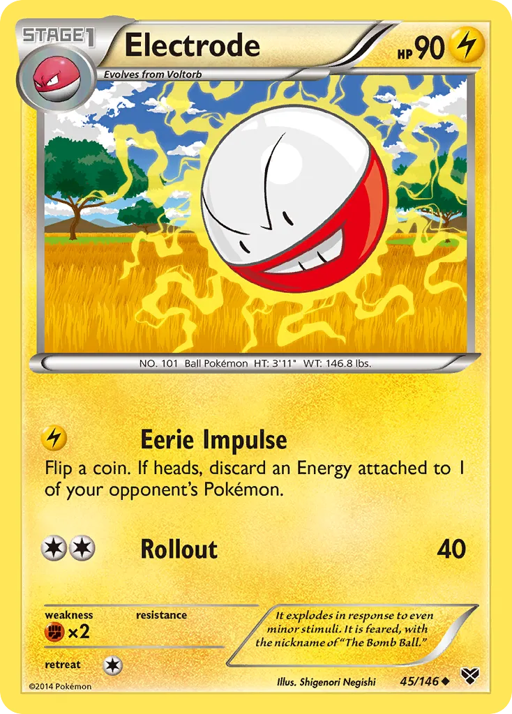 Electrode — XY Base Set — Pokémon
