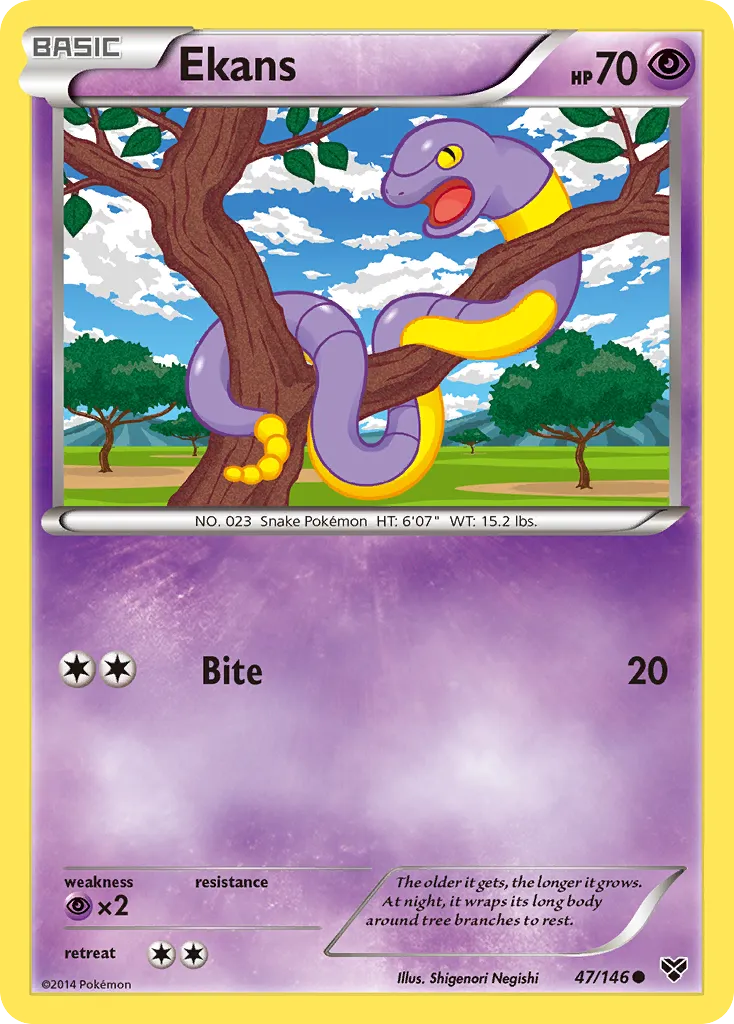 Ekans — XY Base Set — Pokemon