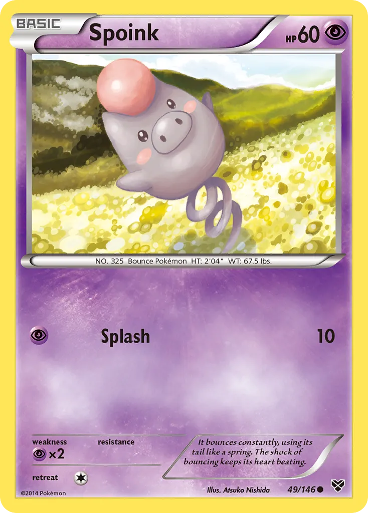 Spoink — XY Base Set — Pokemon