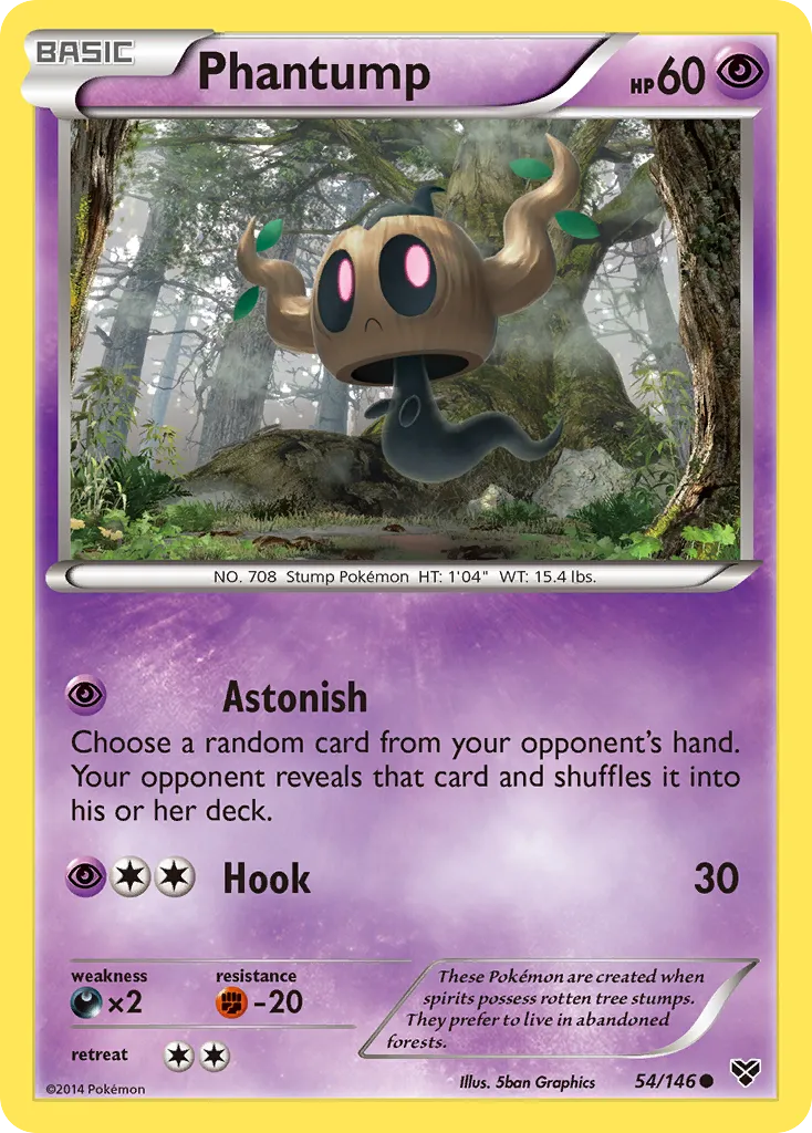 Phantump — XY Base Set — Pokemon